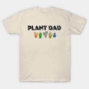 Plant Dad Gardening Plant Nerd House Potted Plant Gardener T-Shirt